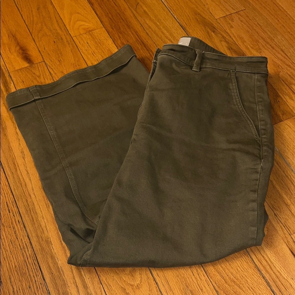 Everlane Wide leg cropped pant